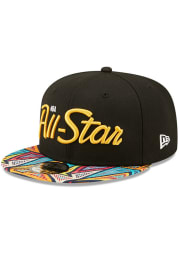 New Era Cleveland Cavaliers Black 2022 All-Star Game Pattern 9FIFTY Mens Snapback Hat
