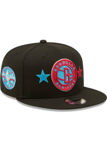 New Era Brooklyn Nets Black 2022 All-Star Game Starry 9FIFTY Mens Snapback Hat
