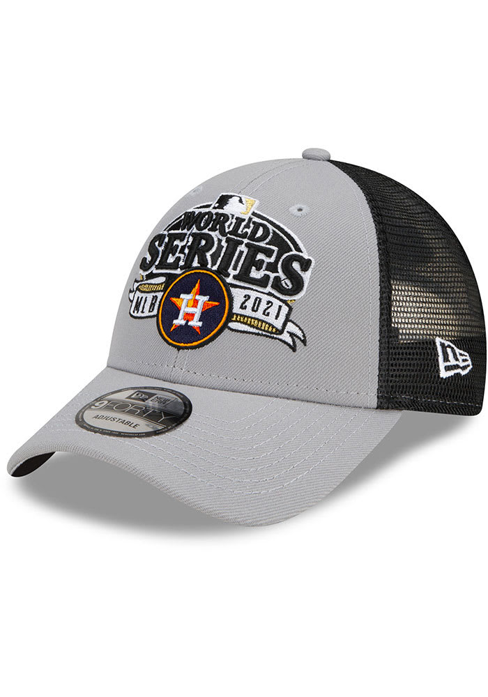 New Era Houston Astros 2021 LCS Champs LR 9FORTY Adjustable Hat - Grey