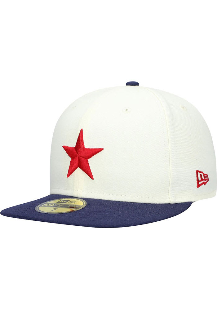 New Era Detroit Stars Mens White 2022 Turn Back the Clock 59FIFTY Fitted Hat