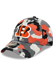 New Era Cincinnati Bengals 2022 Training Camp Stretch 9FORTY Adjustable Hat - Grey