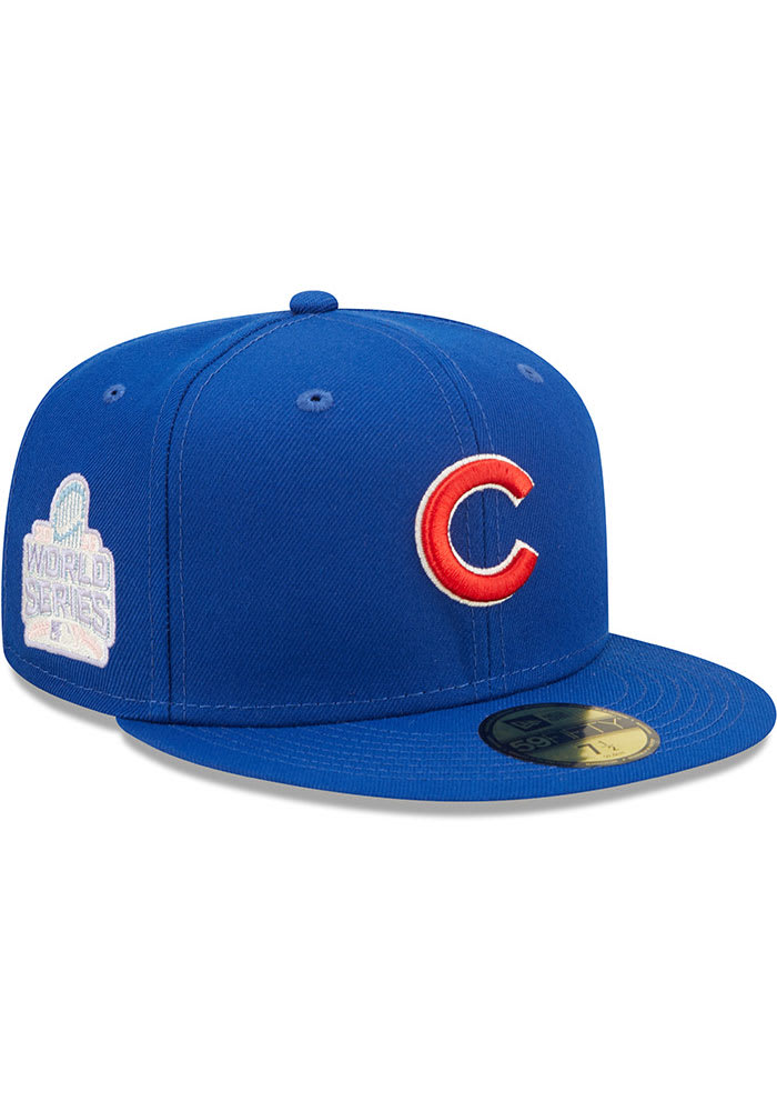 Chicago Cubs Game Team Classic 39THIRTY Blue New Era Flex Hat