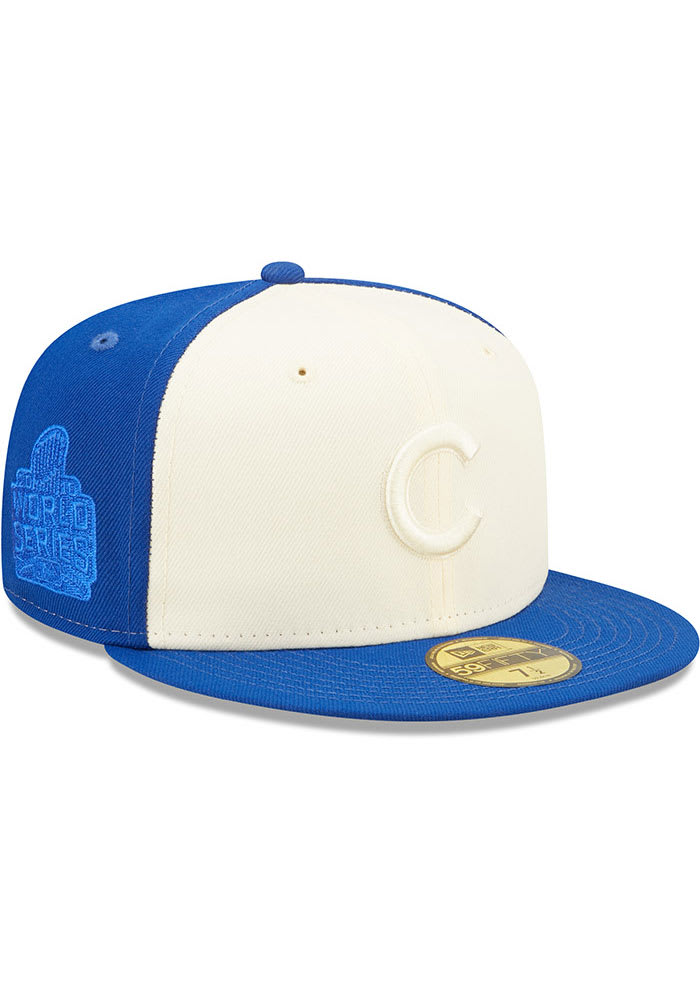 New Era Chicago Cubs Mens Blue TONAL 2 TONE 5950 Fitted Hat