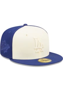 New Era Los Angeles Dodgers Mens Blue TONAL 2 TONE 5950 Fitted Hat