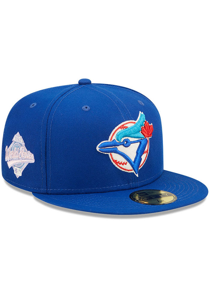 New Era Toronto Blue Jays Mens Blue POP SWEAT 5950 Fitted Hat