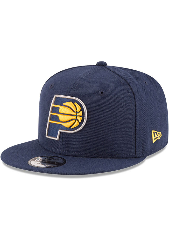 New Era Indiana Pacers Navy Blue 9FIFTY Mens Snapback Hat