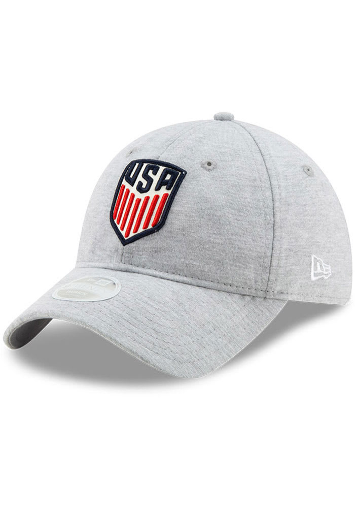 New Era Team USA Grey Sporty Shine 9TWENTY Womens Adjustable Hat