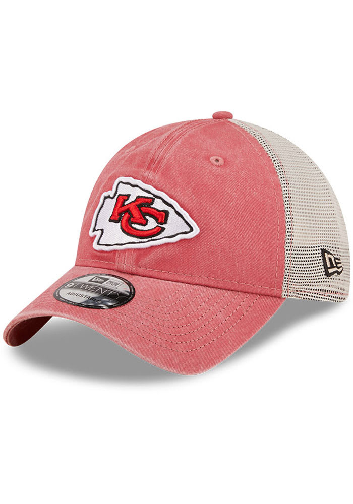 New Era Kansas City Chiefs Washed 9TWENTY Adjustable Hat - Red