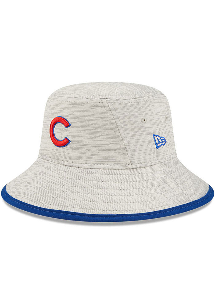 New Era Chicago Cubs Grey Distinct Mens Bucket Hat