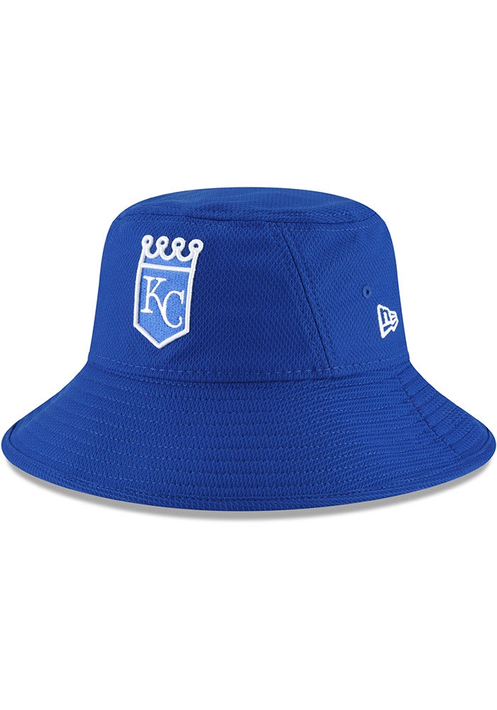 New Era Kansas City Royals Blue 2022 Batting Practice Mens Bucket Hat