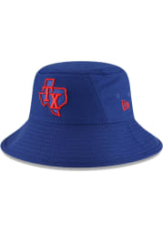 New Era Texas Rangers Blue 2022 Batting Practice Mens Bucket Hat