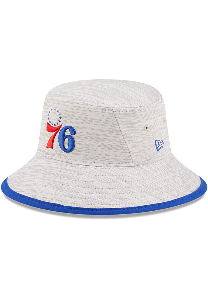 New Era Philadelphia 76ers Grey Distinct Mens Bucket Hat