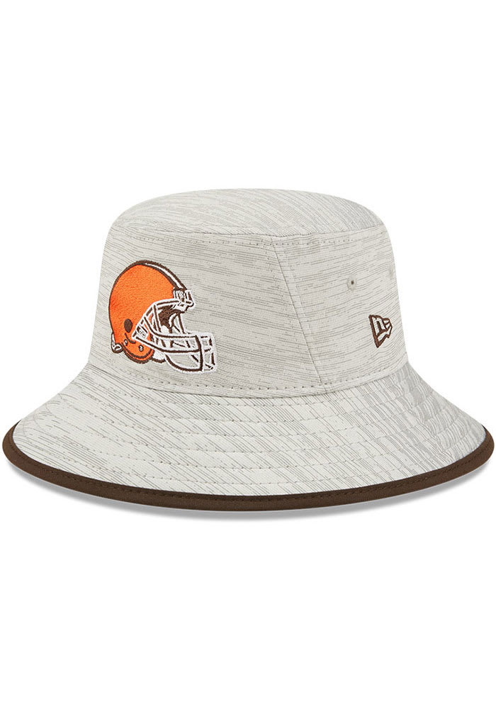 New Era Cleveland Browns Grey Distinct Mens Bucket Hat