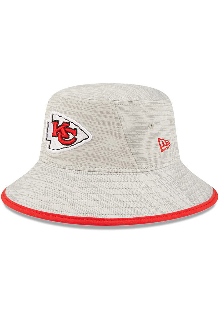 New Era Kansas City Chiefs Grey Distinct Mens Bucket Hat