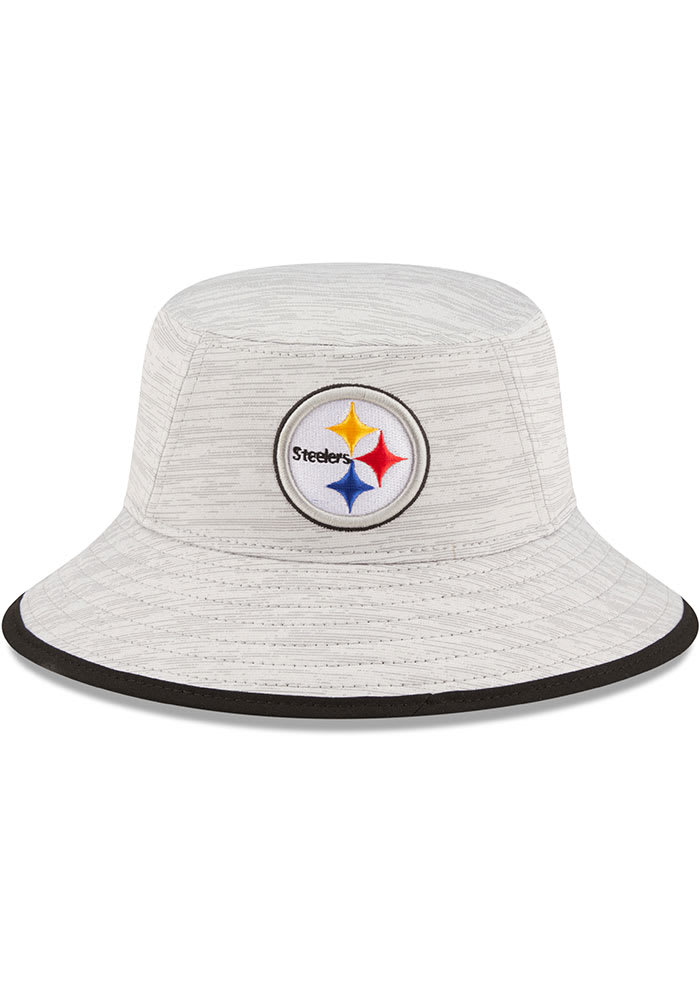 Men's New Era Gray St. Louis Cardinals Distinct Bucket Hat