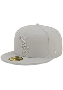 New Era Chicago White Sox Mens Silver Color Pack 59FIFTY Fitted Hat