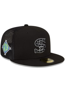 New Era Chicago White Sox Mens Black 2022 Spring Training 59FIFTY Fitted Hat