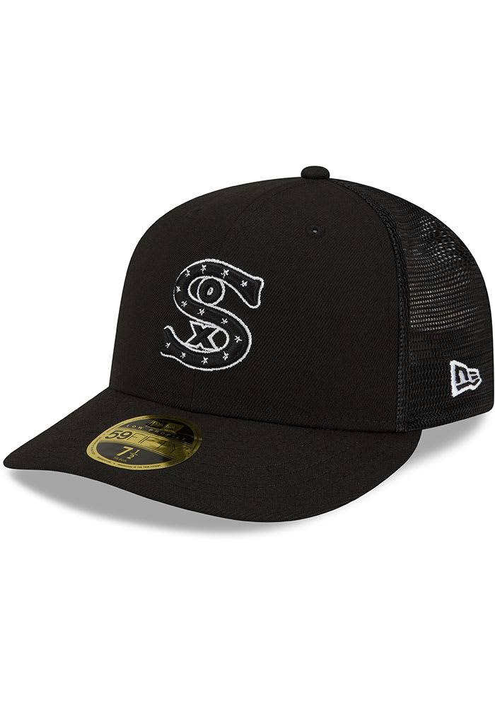 New Era Chicago White Sox Mens Black 2022 Batting Practiced LP59FIFTY Fitted Hat