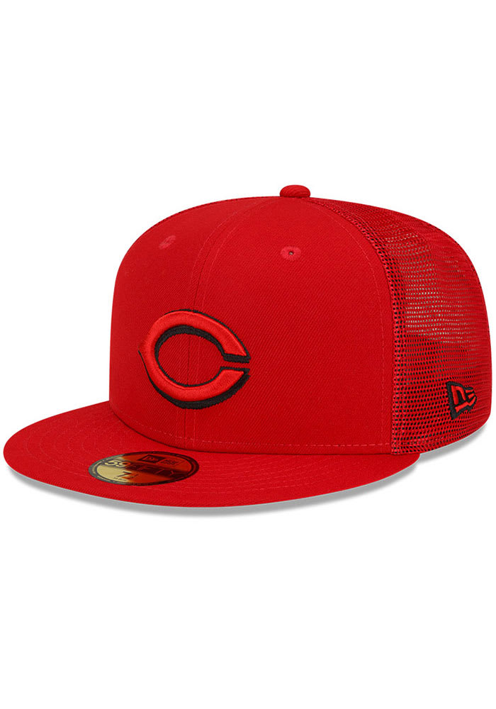 New Era Cincinnati Reds Mens Red 2022 Spring Training 59FIFTY Fitted Hat