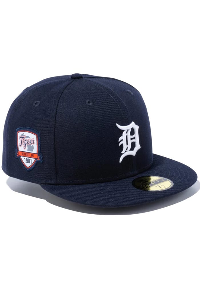New Era Detroit Tigers Mens Blue 1957 Cooperstown Wool 59FIFTY
