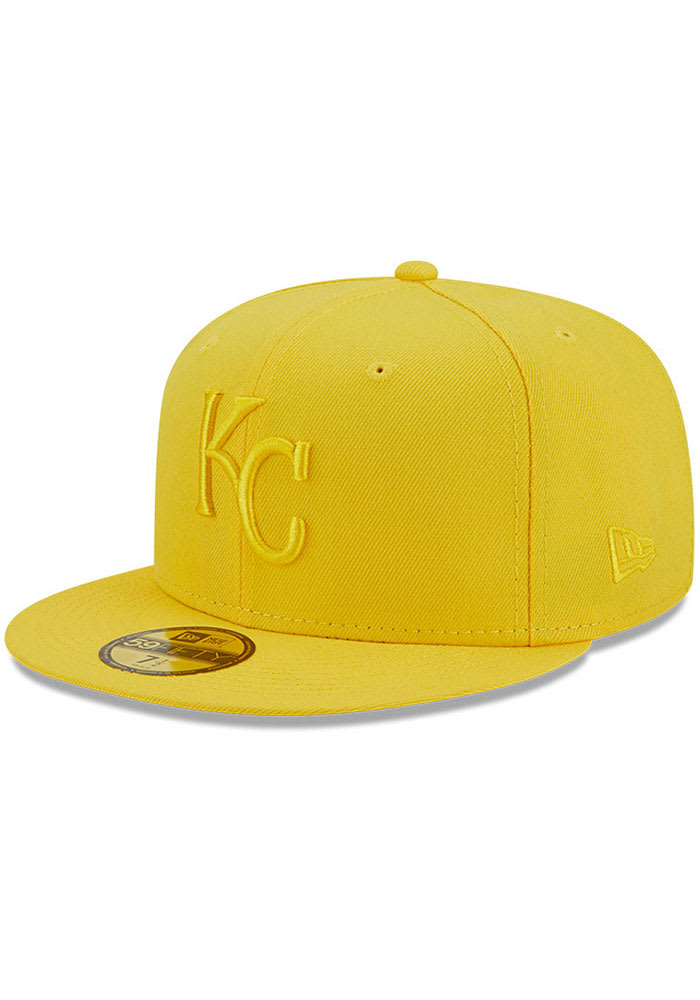 New Era Kansas City Royals Mens Yellow Color Pack 59FIFTY Fitted Hat