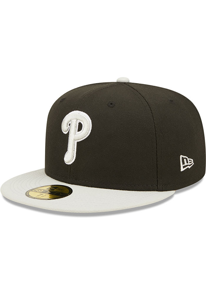 New Era Philadelphia Phillies Mens Black 2T Color Pack 59FIFTY Fitted Hat