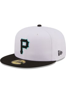 New Era Pittsburgh Pirates Mens White 2T Color Pack 59FIFTY Fitted Hat