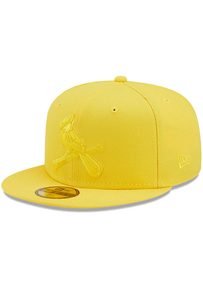 Men's New Era Yellow/Black St. Louis Cardinals Grilled 59FIFTY