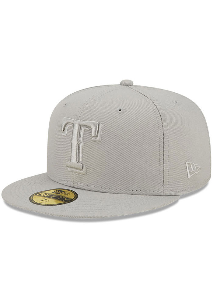 Men's New Era Gray Texas Rangers Color Pack 59FIFTY Fitted Hat