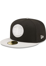 New Era Detroit Pistons Mens Black 2T Color Pack 59FIFTY Fitted Hat