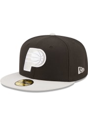 New Era Indiana Pacers Mens Black 2T Color Pack 59FIFTY Fitted Hat