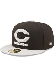 New Era Chicago Bears Mens Black 2T Color Pack 59FIFTY Fitted Hat