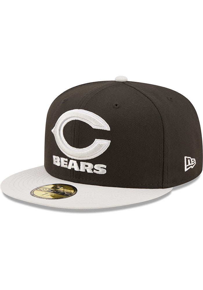 New Era Chicago Bears Mens Black 2T Color Pack 59FIFTY Fitted Hat
