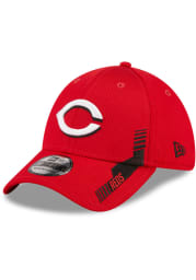 New Era Cincinnati Reds Mens Red Team Vize 39THIRTY Flex Hat