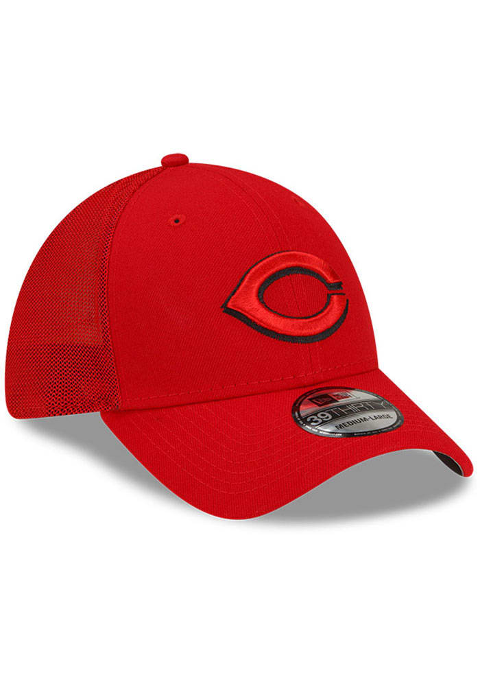 New Era Cincinnati Reds Mens Red 2022 Batting Practice 39THIRTY Flex Hat