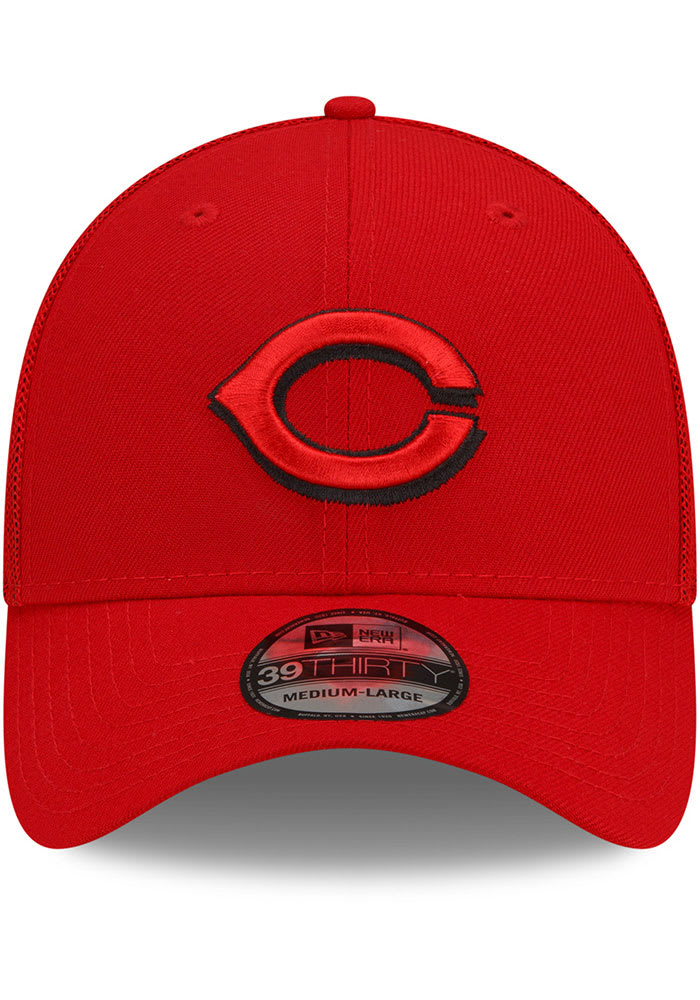 New Era Cincinnati Reds White 2022 Field of Dreams Game 39THIRTY Flex Hat, White, POLYESTER, Size M/L, Rally House