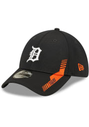 New Era Detroit Tigers Mens Navy Blue Team Vize 39THIRTY Flex Hat