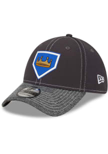 New Era Kansas City Royals Mens Grey 2022 Clubhouse 39THIRTY Flex Hat