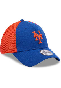 New Era New York Mets Mens Blue Shadowed Neo 39THIRTY Flex Hat