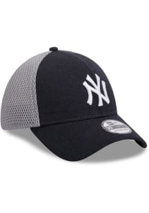 New Era New York Yankees Mens Navy Blue Shadowed Neo 39THIRTY Flex Hat