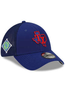 New Era Texas Rangers Mens Blue 2022 Spring Training 39THIRTY Flex Hat