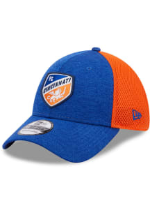 New Era FC Cincinnati Mens Blue Shadowed Neo 39THIRTY Flex Hat