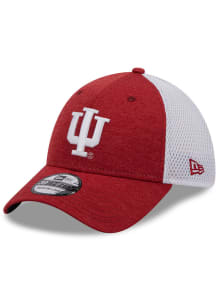 New Era Indiana Hoosiers Mens Crimson Shadowed Neo 39THIRTY Flex Hat
