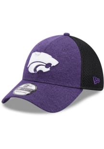New Era K-State Wildcats Mens Purple Shadowed Neo 39THIRTY Flex Hat
