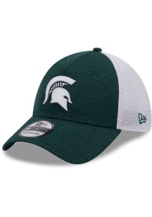 New Era Michigan State Spartans Mens Green Shadowed Neo 39THIRTY Flex Hat