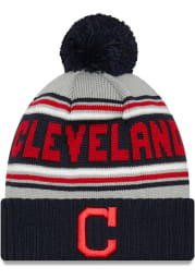 New Era Cleveland Guardians Navy Blue Cheer Cuff Mens Knit Hat
