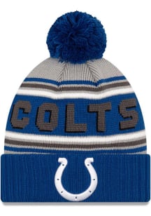 New Era Indianapolis Colts Blue Cheer Cuff Mens Knit Hat