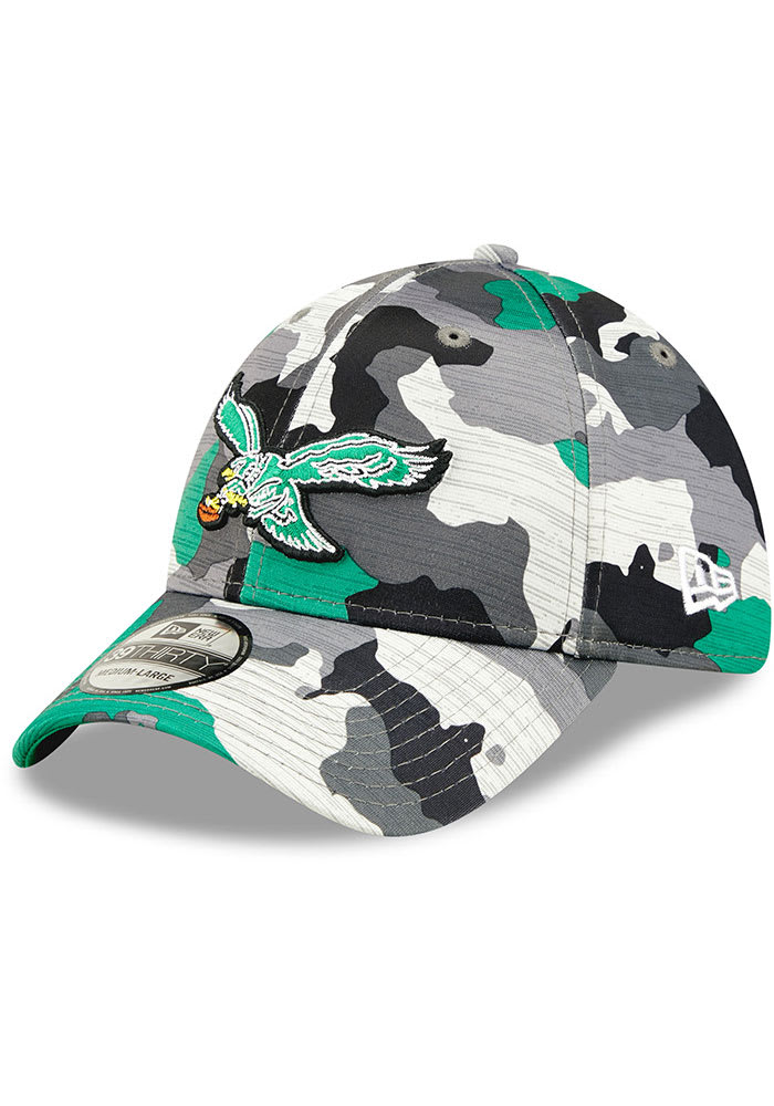 New Era Men's Philadelphia Eagles Training Camp 39Thirty Stretch Fit Hat