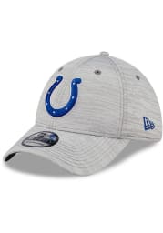 New Era Indianapolis Colts Mens Grey 2022 Training Camp Coach 39THIRTY Flex Hat