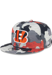 New Era Cincinnati Bengals Grey 2022 Training Camp 9FIFTY Mens Snapback Hat